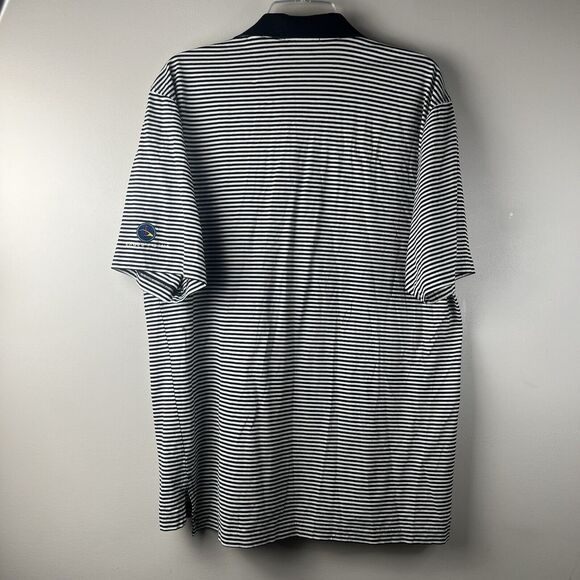 Peter Millar Men’s Striped Polo Eagle Point Golf Size Medium - Picture 4 of 6